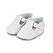 Sterntaler Baby-Ballerinas für Mädchen, Klettverschluss, Rutschfeste Sohle, Farbe: Weiß, Größe: 15/16, Art.Nr.: 2302101.0