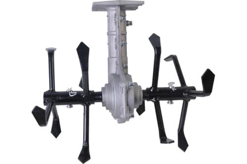 Gruppo Fresa Zappa Zappetta Rotante Coltivatore Sarchiatrice a 9 Zampe per Decespugliatore ingranaggio 9 Denti Accessorio Zappe per Decespugliatore a Scoppio