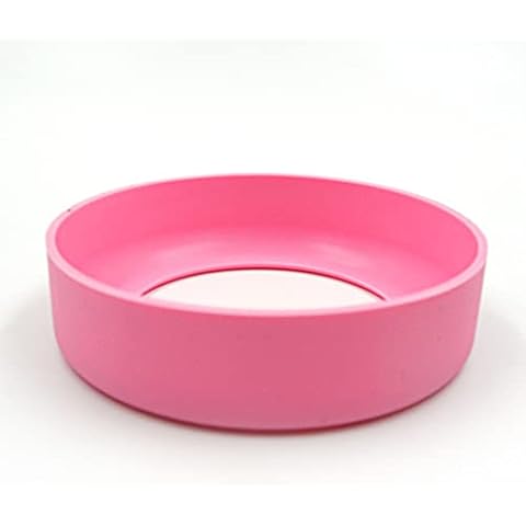 Gteller 2 PCS Bottom Protective Silicone Cover Cap for Food Jar (Pink 85mm) Cover