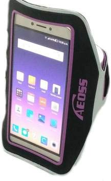 Aeoss Mobile Phones Universal Waterproof Hand Fitness Armband Pouch/Arm Belt/Case for Running Hiking Jogging Sports and Gym Activities (Upto 6")-image-11