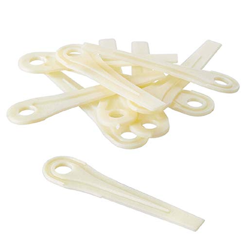 Flymo FLY011 Lot de 10 lames de tondeuse en plastique pour Minimo Duo/E400 Duo Cover