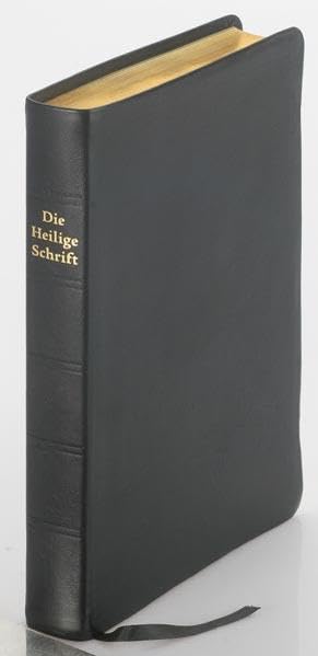Die Bibel - Standardausgabe (Leder, schwarz): Elberfelder Überarbeitung 2003, Edition CSV Hückeswagen, Standardausgabe, feines Kalbsleder, schwarz, Goldschnitt, mit Karten