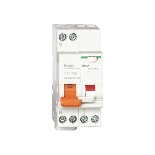 EA9C45 1P+N C16A disjoncteur différentiel 30mA Type A haute sensibilité