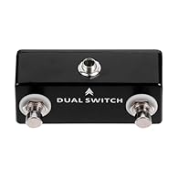 Guitar foot:this item has compact size and light weight,guitar effect supply Dual foot:small size and easy to carry suitable for guitar use,instrument fittings Music instrument parts:small size, full metal shell, light and durable,guitar effect acces...