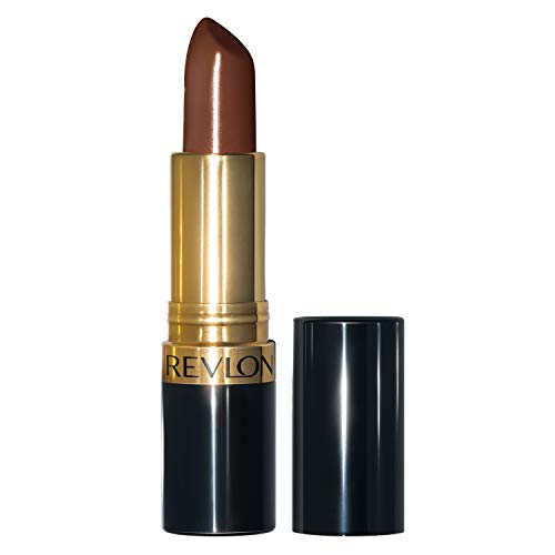 Revlon Super Lustrous Lipstick, High Impact Lipcolor with Moisturizing Creamy Formula, Infused with Vitamin E and Avocado Oil in Nude / Brown, Choco-Liscious (665)