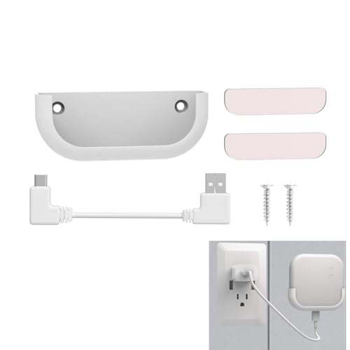 Wall Mount Fit For Blink Sync Module XR With Short Cable, Mount For Blink Outdoor & Indoor Home Security Camera, Mount Bracket Holder for Blink, Save Space and Easy Move