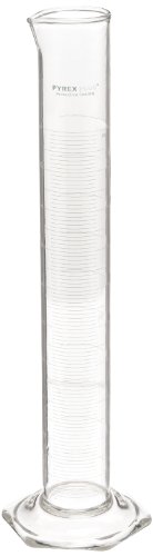 Image of Pyrexplus Borosilicate Glass Coated Single Metric Scale Cylinders, Graduated, 2000mL Capacity (Case of 2)