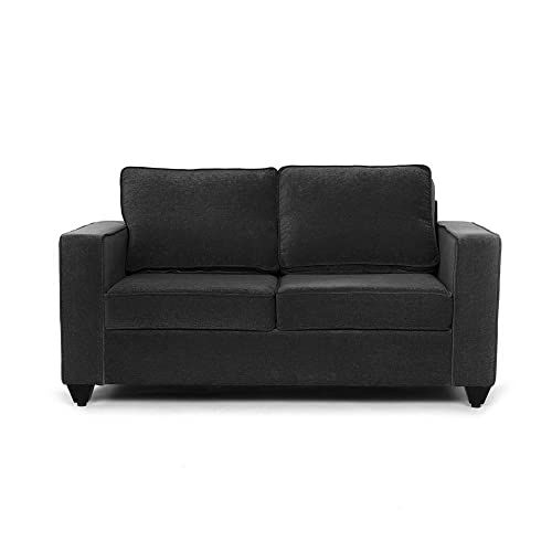 Image of Wakefit Sofa Set | 3 Year Warranty | Sofa 5 Seater, 5 Seater Sofa for Living Room, Wooden Sofa Set, Sofa Set 3+2 Seater - Napper(Malphino : Smoke Grey)