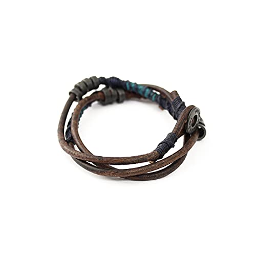 Pulsera tejida Wakami con dijes trenzados miniatura 3