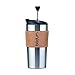 Bodum Travel Press 11067-109S Thermobecher mit Klappdeckel 0,35 l Edelstahl doppelwandig
