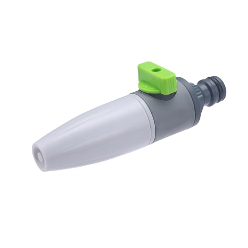 Lanza de Riego con Mini Válvula de Cierre | Control Directo del Caudal | Conexión Automática Rápida y Ergonómica para Jardín y Huerto | AROZ