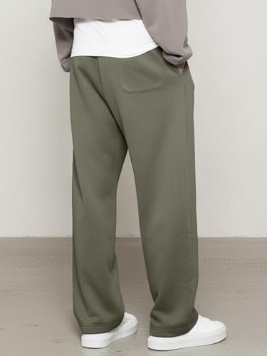 Image of JMIERR Men's Casual Baggy Pants Lightweight Wide Leg Lounge Travel Pants Streetwear with Pockets