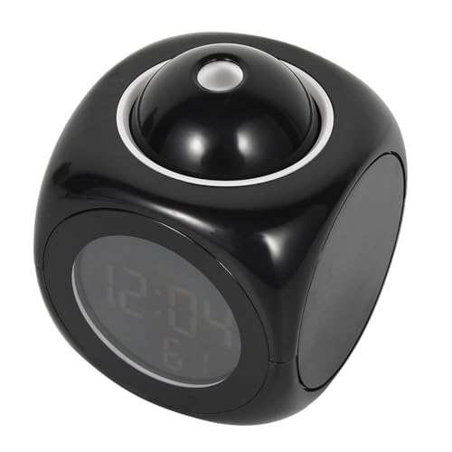 Réveil numérique LCD à projection et horloge de table multifonction avec alarme - 5