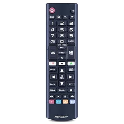 Replacement for LG AKB75095307 Smart TV Remote Control for All LG LCD, LED, OLED Smart TVs (Batteries Not Included)