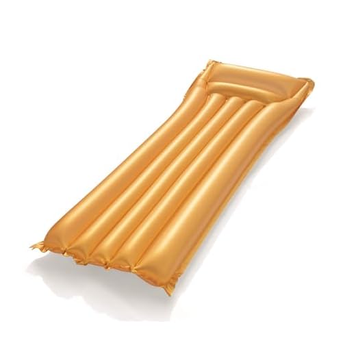 Bestway Bigbuy Fun Colchoneta Hinchable, Dorado (183 X 69 Cm)