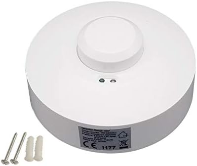 High Sensitivety adjustable 360 degree Ceiling PIR Motion Sensor with 3 Detectors 110V- 220V led light switch - (Color: White)