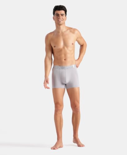 Image of Jockey IC28 Men Tactel Microfiber Elastane Stretch Solid Trunk with Moisture Move Properties
