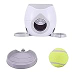 【Máquina de recompensa】 Pelota de tenis elástica de 6 cm, adecuada para mascotas de diferentes edades. Con disco físico extraíble en ambos lados, es limpio e higiénico.