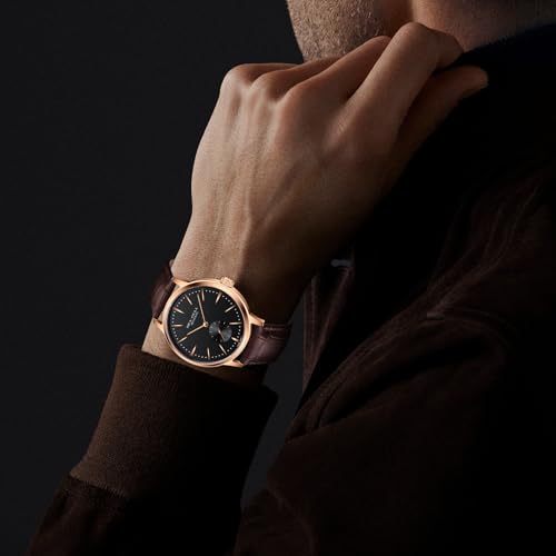 SEA-GULL 2022 Seagull Watch Small Second Hand Mens Watch Automatic Men's Wristwatch Leather Strap 6075