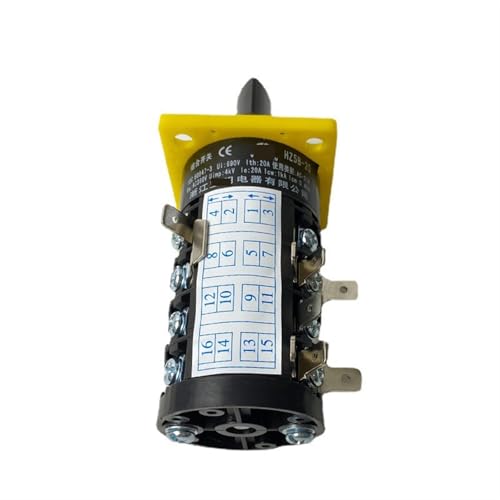 Interrupteur à cames HZ5B-20/4DG rotatif triphasé 4 pôles 20A 690V - 4