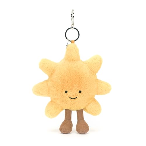 Jellycat Amuseables Sun Bag Charm, 5.5 inches - Sun Plush