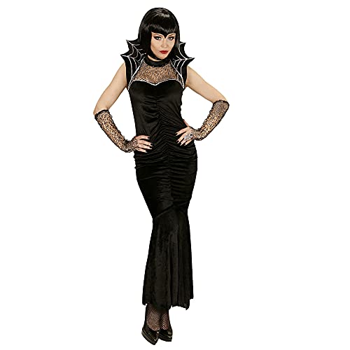 W WIDMANN MILANO Party Fashion - Costume de Spiderella, robe, gants sans doigts, costume d'araignée
