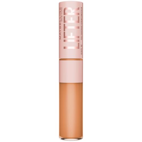 Maybelline New York Correttore in Siero Copri Occhiaie, Per Tutti i Tipi di Pelle, Contorno Occhi Illuminato, Formula Idratante, Con Caffeina e Peptidi, Lifter Concealer, Tonalità: 65, 5 ml