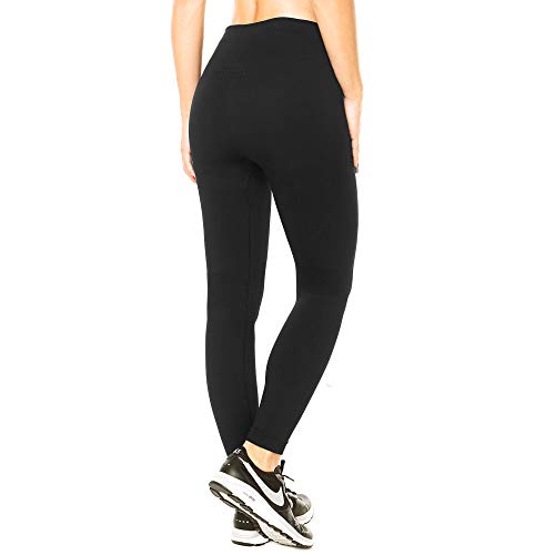 Lupo Térmica X-Run, Calça Legging Adulto Unissex, Preta (Black), P Paquete De 3