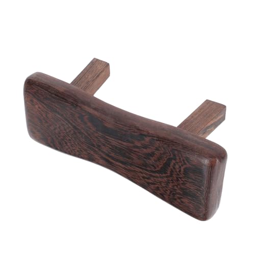 SOIMISS Almohada de Sauna de Madera Natural para Lumbar y Cervical Diseño Ergonómico Forma de Arco Almohadilla Práctica y Resistente para Baño de Vapor y SPA