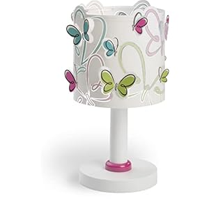Dalber Farfalle Lampada da Tavolo E14, 40 W, Multicolore, 290 x 150 x 150