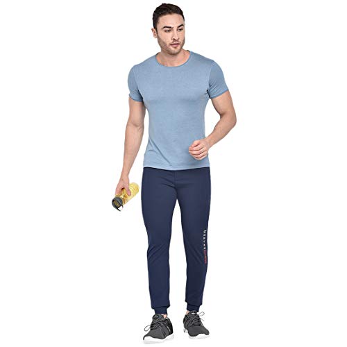 Image of BEEVEE Mens Navy Athliesure Wear Track Pant with Drawstring.