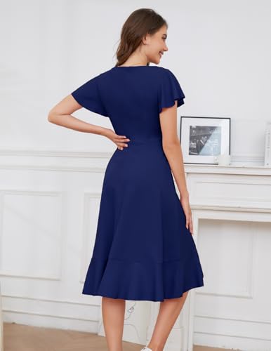 Image of DRESSTELLS Women's Cocktail Dresses 2026, Formal Fall Wedding Guest Dress