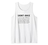 Homme SAINT-ANGE Prénom Définition | Synonyme Dieu - Drôle Humour Débardeur