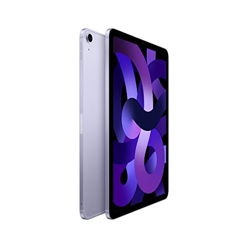 Apple iPad Air (5th Generation): with M1 chip, 10.9-inch Liquid Retina Display, 256GB, Wi-Fi 6 + 5G Cellular, 12MP front/12MP Back Camera, Touch ID, All-Day Battery Life – Purple by Apple - Image 2