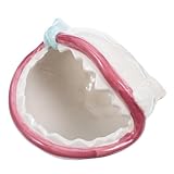 UTHCLO Cerámica Ashtray Portátil Resistente al Viento Decorativo para Cigarrillos Soporte para Ceniza Duradero y Fácil de Limpiar Accesorio Kawaii para Hogar Jardín y Oficina