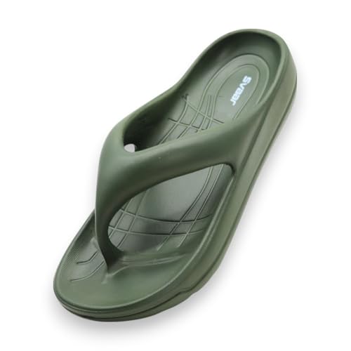 Image of SVAAR Soft EVA Slippers for Men | Stylish Anti-Skid Flip-Flops with Arch Support & Bouncy Sole | Lightweight Indoor Outdoor Comfort