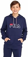 Fila Unisex Kid's Classic 2.0 Hoodie, New Navy, Size 12