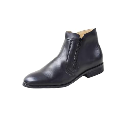 Bota Social Masculina, urbana em couro pelica 576 (37, Preto)