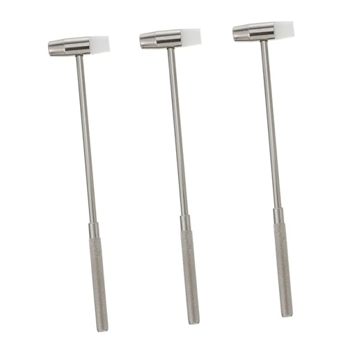 FAVOMOTO Mini Hammer Tool Kit 3pc Watch Repairing Hammers for Diy Safe Easy to Carry