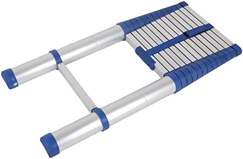 Telescoping Aluminum Ladder for Rooftop Tent, 12.5FT (3.8M) Extensible Telescopic Ladder, 150kg Load Capacity, Ideal for RV, Attic, Outdoor Work