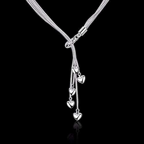 Collier chaîne en argent résistant au ternissement avec pendentif - 2