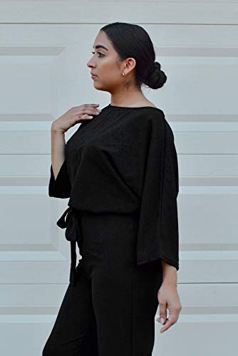 Paitluc Rompers for Women Long Sleeve Jumpsuits for Women Elegant Jumpsuits and Rompers Black Size S