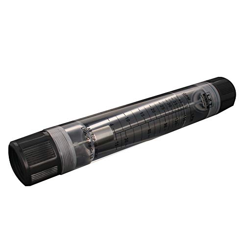 Othmro Black Knob 4-40GPM Organic Glass Panel Type Water Flow Meter LZT-25G 1pcs