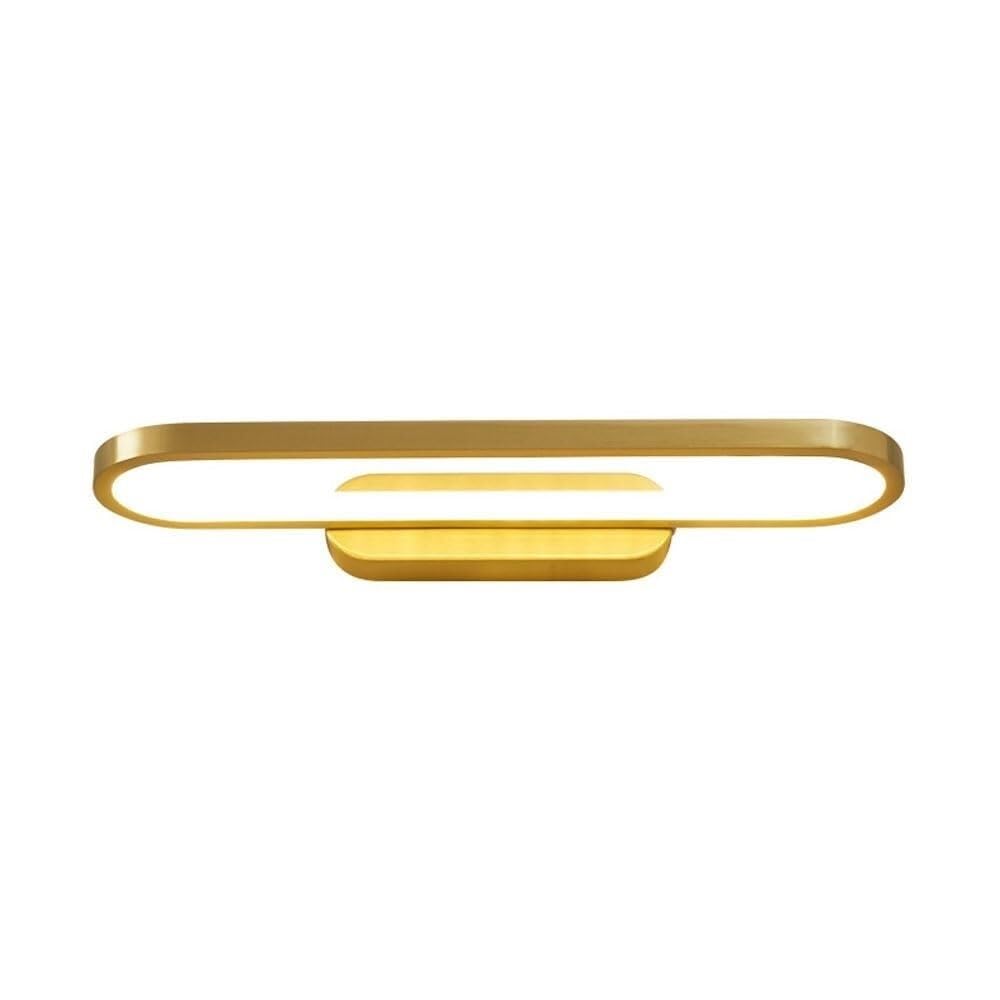 HPTHLY Metal Linear Wall Mounted Lamp Gold Led Wall Light Sconce 18W Indoor Led Wall Sconce Lighting Circular Wall Light Lamp For Living Room Porch Hallway,