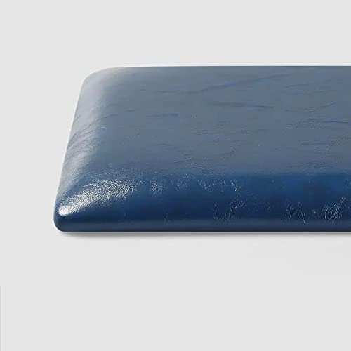 Cojín de banco rectangular azul de 240 cm impermeable para sofá de patio y terraza 2