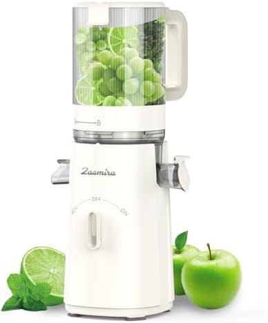 Exprimidor lento, Zasmira Neueste Entsafter für Gemüse und Obst m...