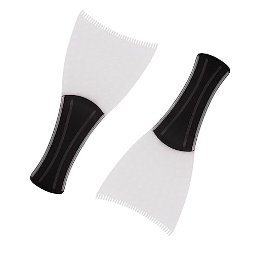 CANIGHT 2 Piezas Salón De Peluquería Herramienta Paleta Superior Plana De Cubierta Facial Para Peinar El Cabello Bálsamo Para El Cabello Resaltando Paleta Tinte De Pelo