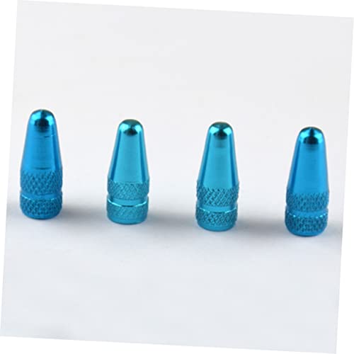 Abaodam 20pcs tapas de válvula de aleación de aluminio anodizado resistentes a la corrosión para bicicletas, compatibles con bicicletas de montaña y de carretera miniatura 6