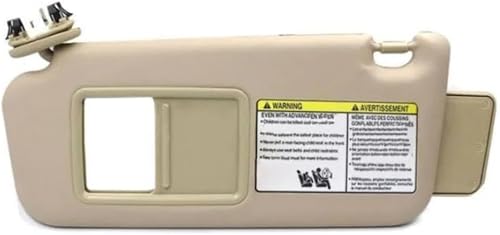Pare-soleil avant de remplacement beige gauche pour vos voyages en RAV4