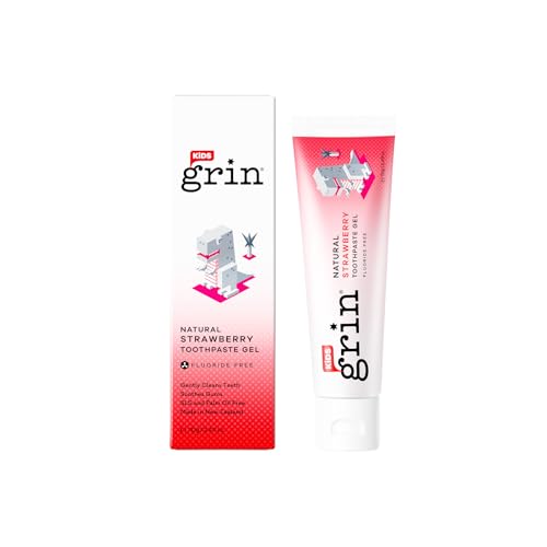 Grin Natural Strawberry Kid's Toothpaste 70 g, Strawberry
